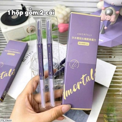 PK10668 BỘ DAO CẠO MÀY 2 ĐẦU AMORTALS