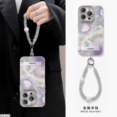 DT1235  ỐP ĐIỆN THOẠI BƯỚM TÍM
