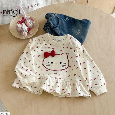 AG7131 ÁO DÀI TAY HELLO KITTY