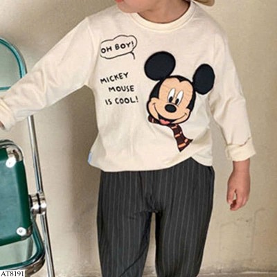 AT8191 ÁO THU ĐÔNG CHUỘT MICKEY CHO BÉ