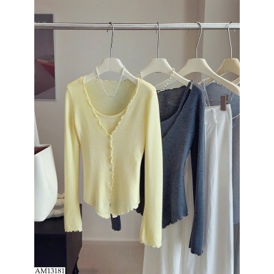 AM13181 ÁO CARDIGAN GIẢ 2 MẢNH CHO NỮ