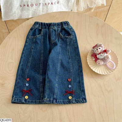 QG4201 QUẦN JEAN ỐNG RỘNG NINGLI BG