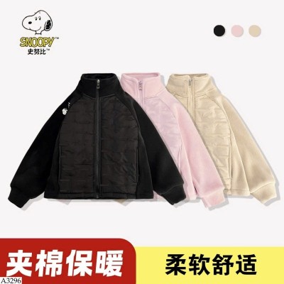 A3296 ÁO KHOÁC NỈ SNOOPY CHO BÉ