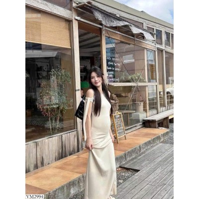 VM2994 VÁY LỆCH VAI DÁNG DÀI