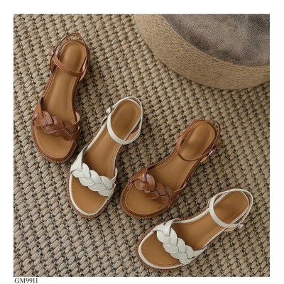 GM9911 SANDAL ĐẾ THẤP QUAI TẾT