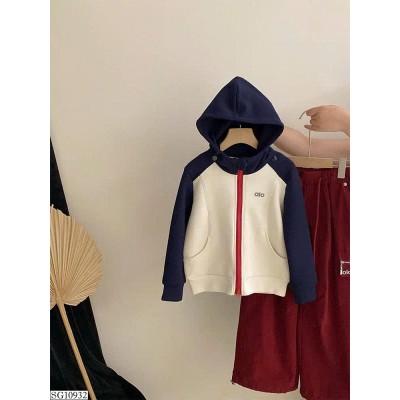 SG10932 SET ÁO KHOÁC NỈ MIX QUẦN SUÔNG