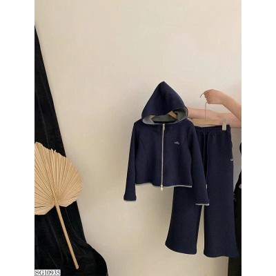 SG10935 SET ÁO KHOÁC NỈ QUẦN SUÔNG