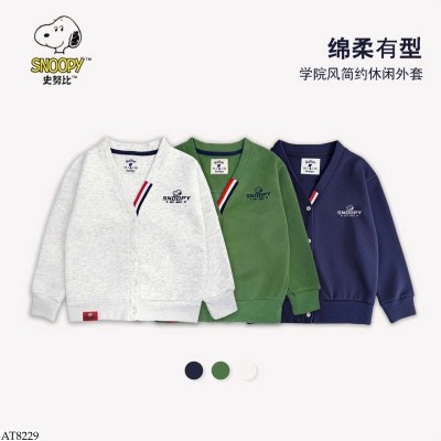 AT8229 ÁO CARDIGAN SNOOPY CHO BÉ TRAI