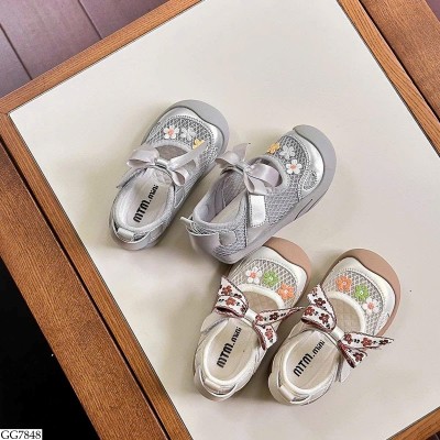 GG7848 GIÀY HOA LƯỚI CÔNG CHÚA BG