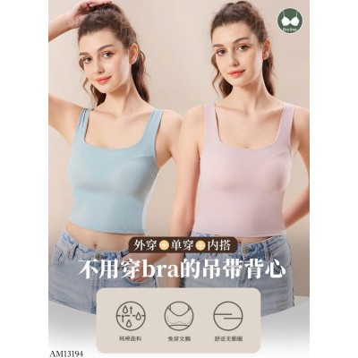 AM13194 ÁO BA LỖ KÈM BRA NỮ DÁNG LỬNG