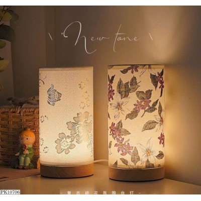 PK10706  ĐÈN NGỦ HỌA TIẾT DECOR