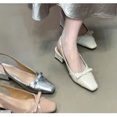 GM9939  GIÀY SANDAL MŨI VUÔNG KIỂU PHÁP