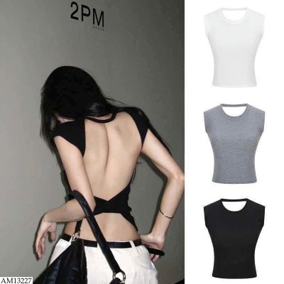 AM13227 ÁO THUN HỞ LƯNG MOSES QUEEN NỮ
