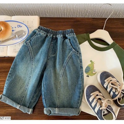 QT4325  QUẦN JEAN CẠP CHUN BÉ TRAI