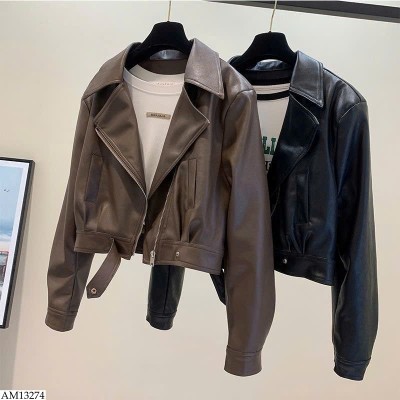 AM13274 ÁO KHOÁC DA CHO NỮ GIÁ MỚI