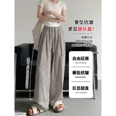 QM4614 QUẦN SUÔNG KẺ CHO NỮ