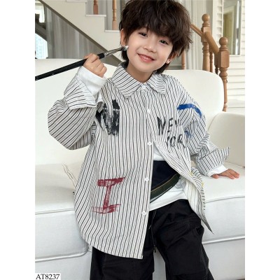 AT8237 ÁO SƠ MI KẺ SỌC SNIDOLS BT