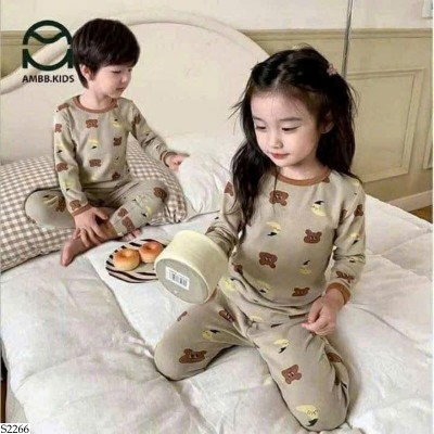S2266 BỘ NGỦ GẤU DÀI TAY AMBB CHO BÉ