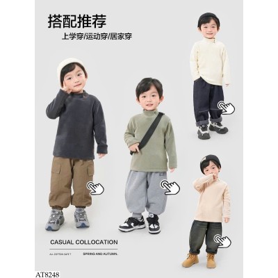 AT8248 ÁO NỈ GIỮ NHIỆT LÔNG CỪU CHO BÉ