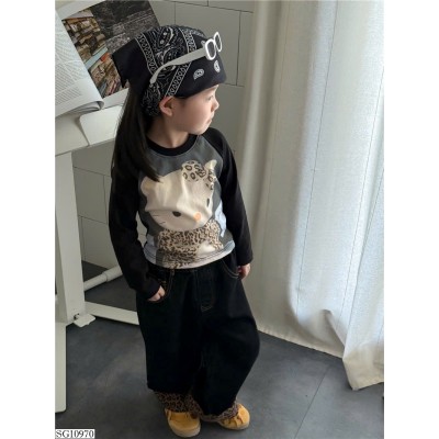 SG10970 SET ÁO HELLO KITTY MIX QUẦN JEAN