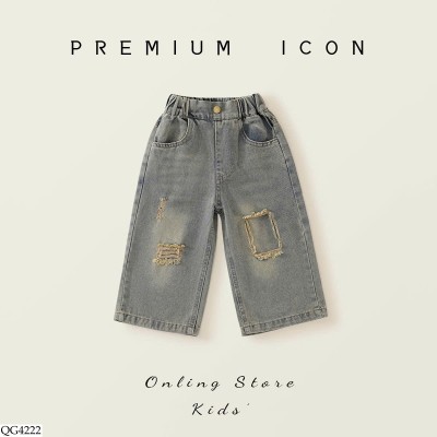 QG4222 QUẦN JEAN RÁCH PREMIUM ICON