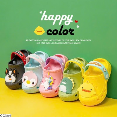 GG7866 DÉP SỤC CROCS DỄ THƯƠNG CHO BÉ 