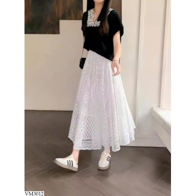 VM3012 CHÂN VÁY REN DÁNG DÀI