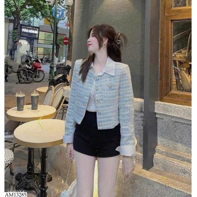 AM13285 ÁO KHOÁC DẠ TWEED CHO NỮ