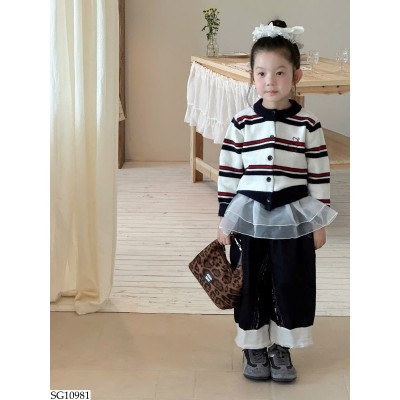 SG10981 SET ÁO CARDIGAN MIX QUẦN JEAN BG