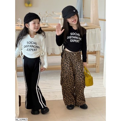 SG10983 SET ÁO CHỮ MIX QUẦN DÀI BG