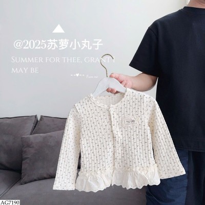AG7190 ÁO CARDIGAN HOA NHÍ BÉ GÁI