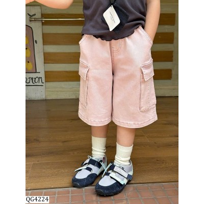 QG4224 QUẦN SHORT JEAN TÚI HỘP AMBBKIDS