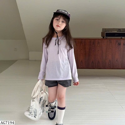 AG7194 ÁO THUN MỎNG DÀI TAY AMBBKIDS
