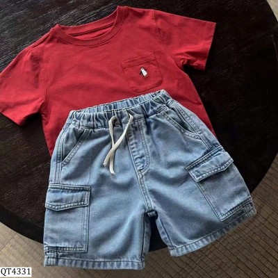 QT4331 QUẦN SHORT JEAN TÚI HỘP