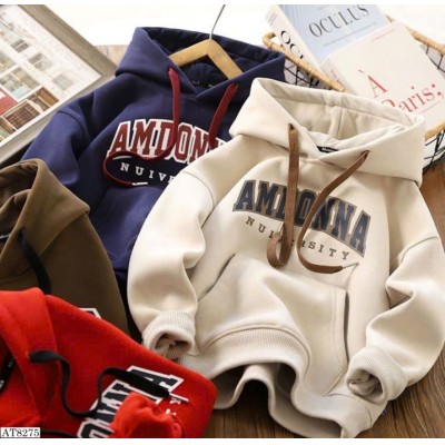 AT8275  ÁO HOODIES KÈM MŨ CHO BÉ