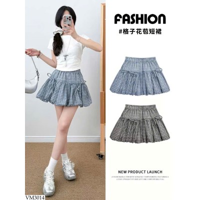 VM3014 CHÂN VÁY BÍ KẺ CARO