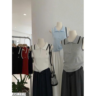AM13319  ÁO LEN SÁT NÁCH CỔ POLO