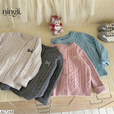 AG7240 ÁO LEN CARDIGAN NINGLI