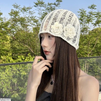 MM1557 MŨ LEN HOA ĐAN RỖNG CHO NỮ