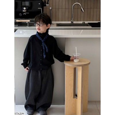 ST6209 SET ÁO CARDIGAN MIX QUẦN ỐNG RỘNG TAIRU