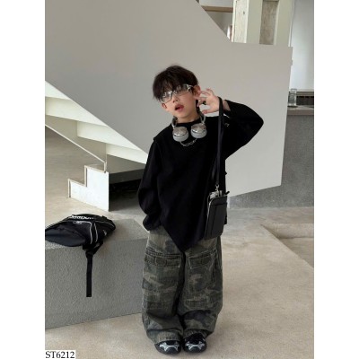 ST6212 SET ÁO DÀI TAY MIX QUẦN ỐNG RỘNG TAIRU BT