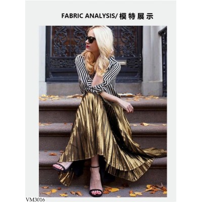 VM3016 CHÂN VÁY XẾP LY ANNA DÁNG DÀI