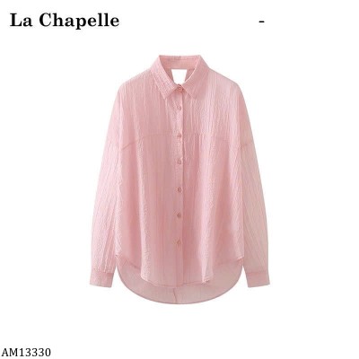 AM13330 ÁO SƠ MI HỒNG LA CHAPPELE