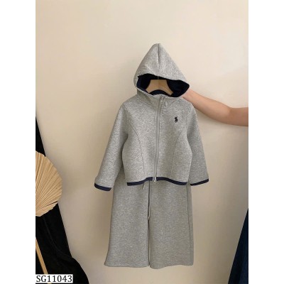 SG11043 SET NỈ ÁO KHOÁC QUẦN SUÔNG