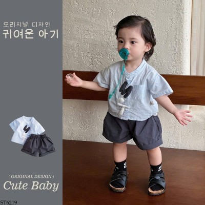ST6219 BỘ CỘC SIZE NHÍ CHO BÉ TRAI