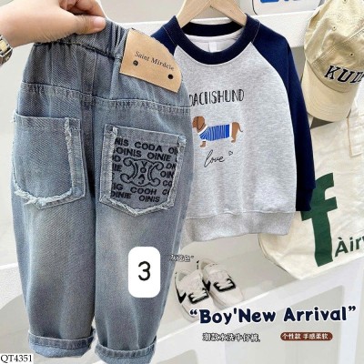 QT4351 BST QUẦN JEANS BÉ TRAI HÃNG KACADY