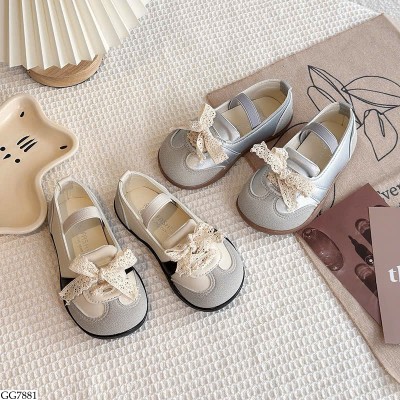 GG7881 GIÀY BÚP BÊ REN NƠ BG