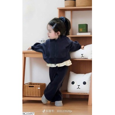 SG11057 BỘ NỈ CHO BÉ GÁI