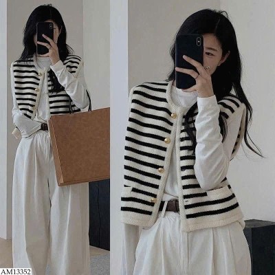 AM13352 ÁO GILE KẺ CHO NỮ
