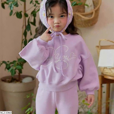 SG11060 BỘ NỈ THÊU CHỮ LOVE YOU BG